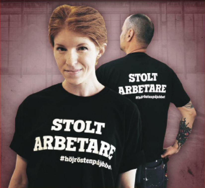 T-shirt: Stolt arbetare